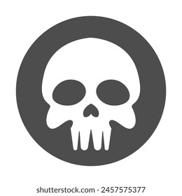 Skull logo icon design template