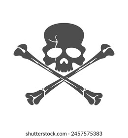 Skull logo icon design template