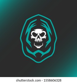 Skull Logo Mascot Vector Illustration