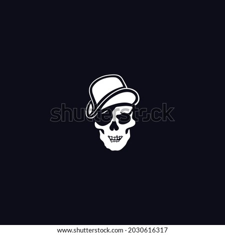 Skull Logo and Music Logo simple