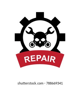 skull logo to outomotive