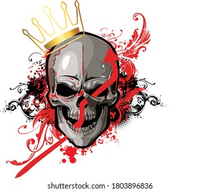 skull logo ready to use in vector format