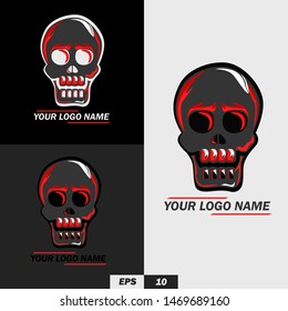 Skull logo template for company or personal,Esport logo