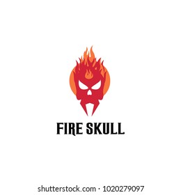 Skull logo vector