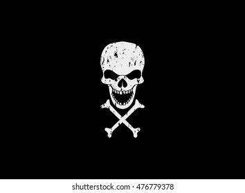 Skull Logo vector icon design