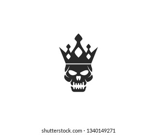 Skull logo vector illustration