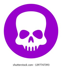 Skull logo vector illustration - Vector