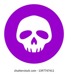 Skull logo vector illustration - Vector