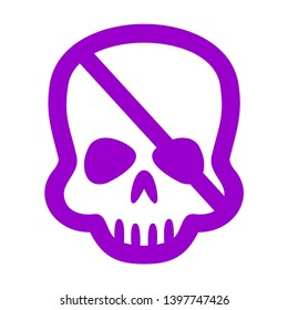 Skull logo vector illustration - Vector