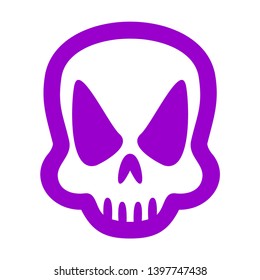 Skull logo vector illustration - Vector