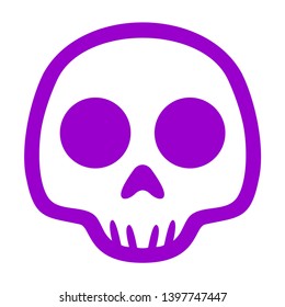 Skull logo vector illustration - Vector
