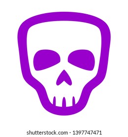 Skull logo vector illustration - Vector