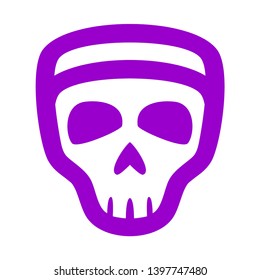 Skull logo vector illustration - Vector