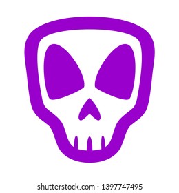 Skull logo vector illustration - Vector