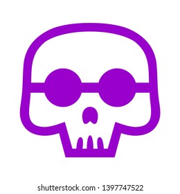 Skull logo vector illustration - Vector