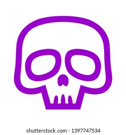 Skull logo vector illustration - Vector