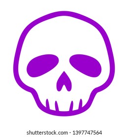 Skull logo vector illustration - Vector