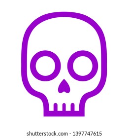 Skull logo vector illustration - Vector