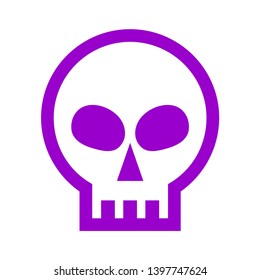 Skull logo vector illustration - Vector