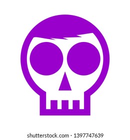 Skull logo vector illustration - Vector