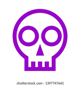 Skull logo vector illustration - Vector