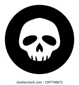 Skull logo vector illustration - Vector