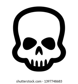 Skull logo vector illustration - Vector