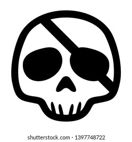 Skull logo vector illustration - Vector