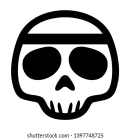 Skull logo vector illustration - Vector