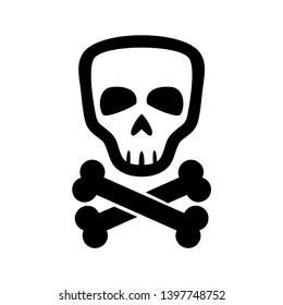 Skull logo vector illustration - Vector