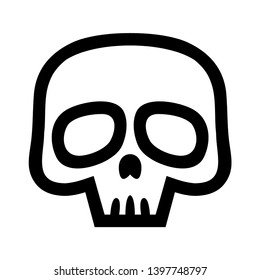 Skull logo vector illustration - Vector