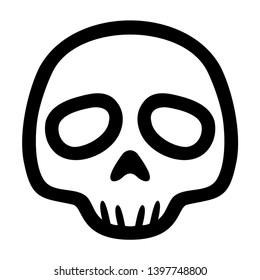 Skull logo vector illustration - Vector