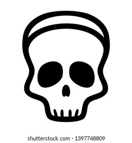 Skull logo vector illustration - Vector