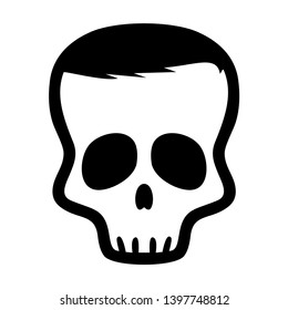 Skull logo vector illustration - Vector