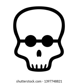 Skull logo vector illustration - Vector