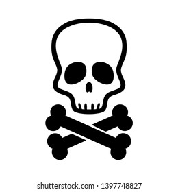 Skull logo vector illustration - Vector