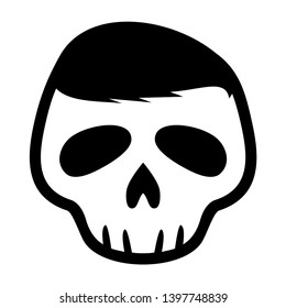 Skull logo vector illustration - Vector