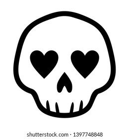 Skull logo vector illustration - Vector