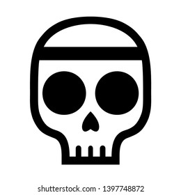 Skull logo vector illustration - Vector