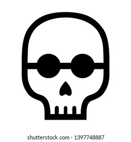 Skull logo vector illustration - Vector