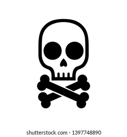 Skull logo vector illustration - Vector