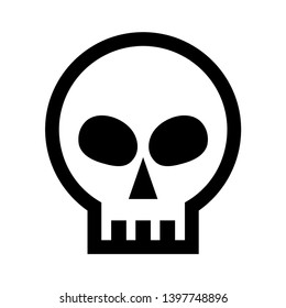 Skull logo vector illustration - Vector