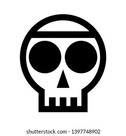 Skull logo vector illustration - Vector