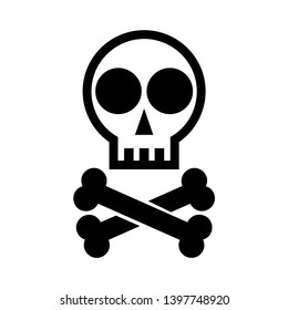 Skull logo vector illustration - Vector
