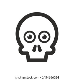 Skull logo vector illustration - Vector