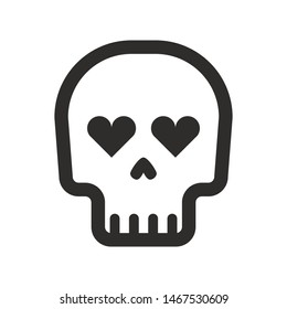 Skull logo vector illustration - Vector