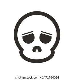 Skull logo vector illustration - Vector
