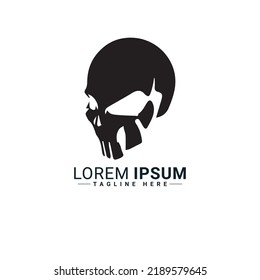 Skull logo vector illustration design 