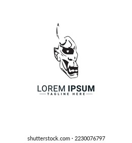 Skull logo vector illustration design  