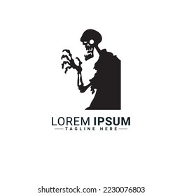 Skull logo vector illustration design  